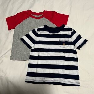 GAP Kids Baseball and Striped Tees, 3T